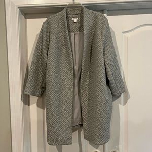 Plus Size open front jacket 2X